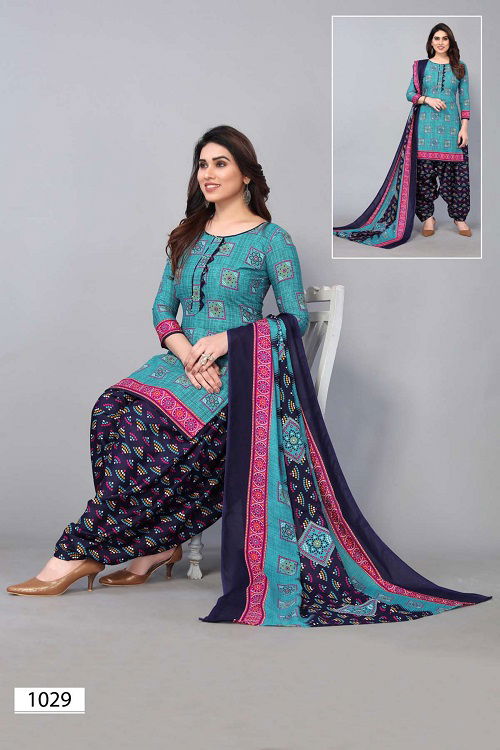 Patiyala Special 1002 Regular Wear Wholesale Cotton Dress Material